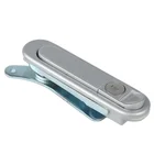 Lock Lock Cabinet MS8301-1 Zinc Alloy Matt Chrome Coated Push Button Plane Cabinet Door Lock