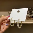 Earrings Earring Chunky Korean Diamond Earrings Women Crystal Earring Small Hoop Chunky Earrings Trend 2021