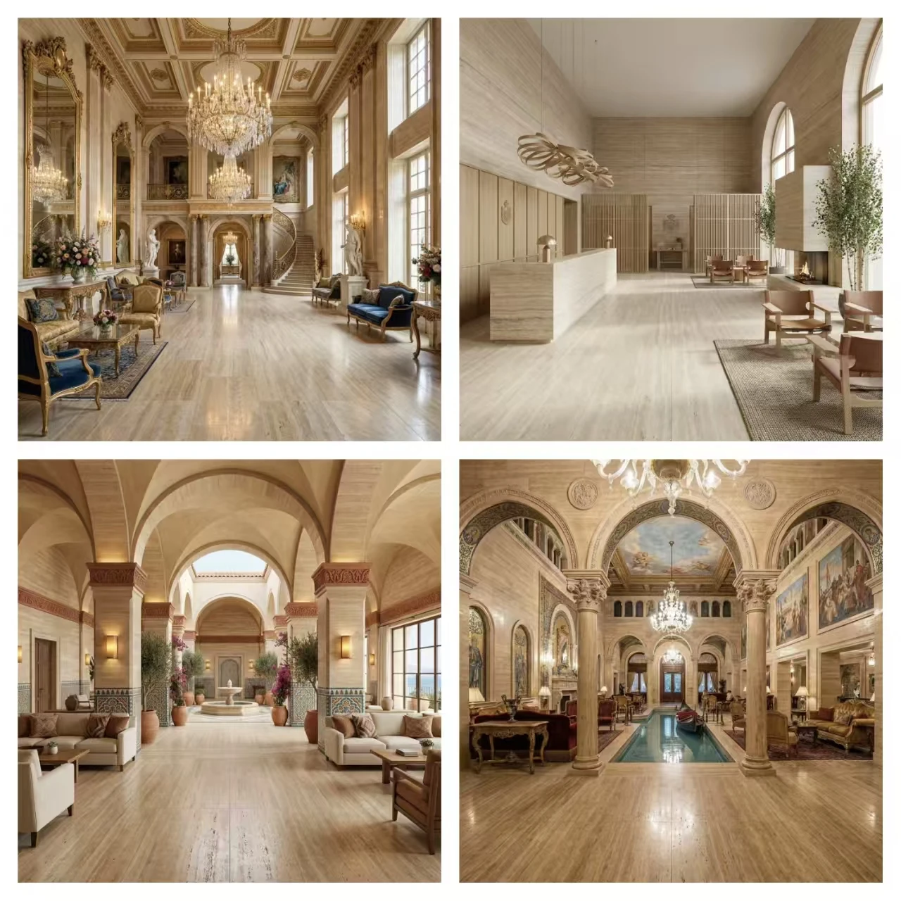 product nature stone myra beige travertine modern villa indoor outdoor honed polished surface for dining room travertine stone design-5