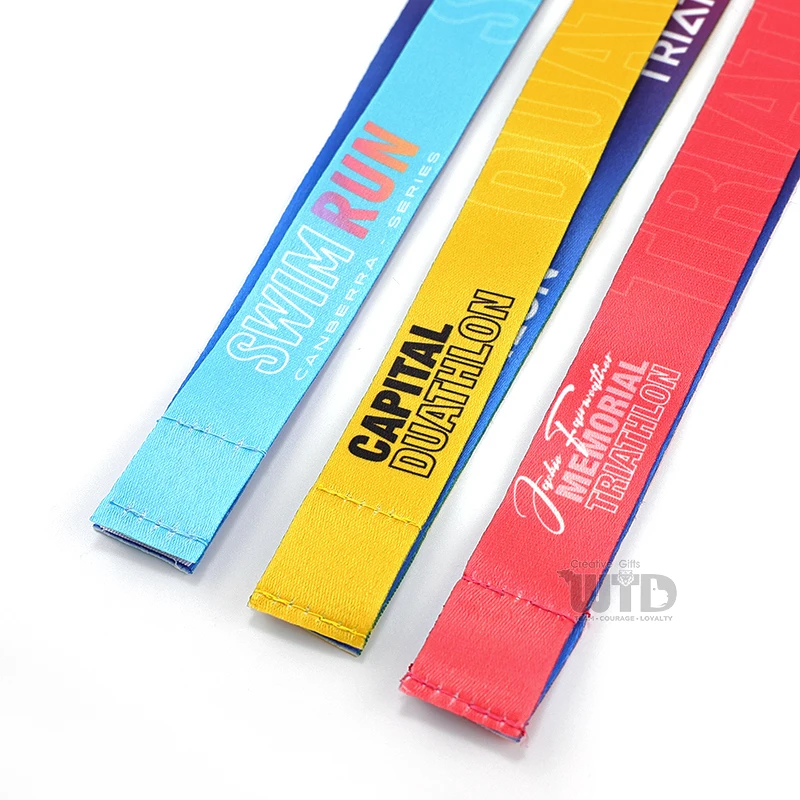 product customizable polyester lanyard with metal clip personalized logo neck straps and hook for id card badge holder-9