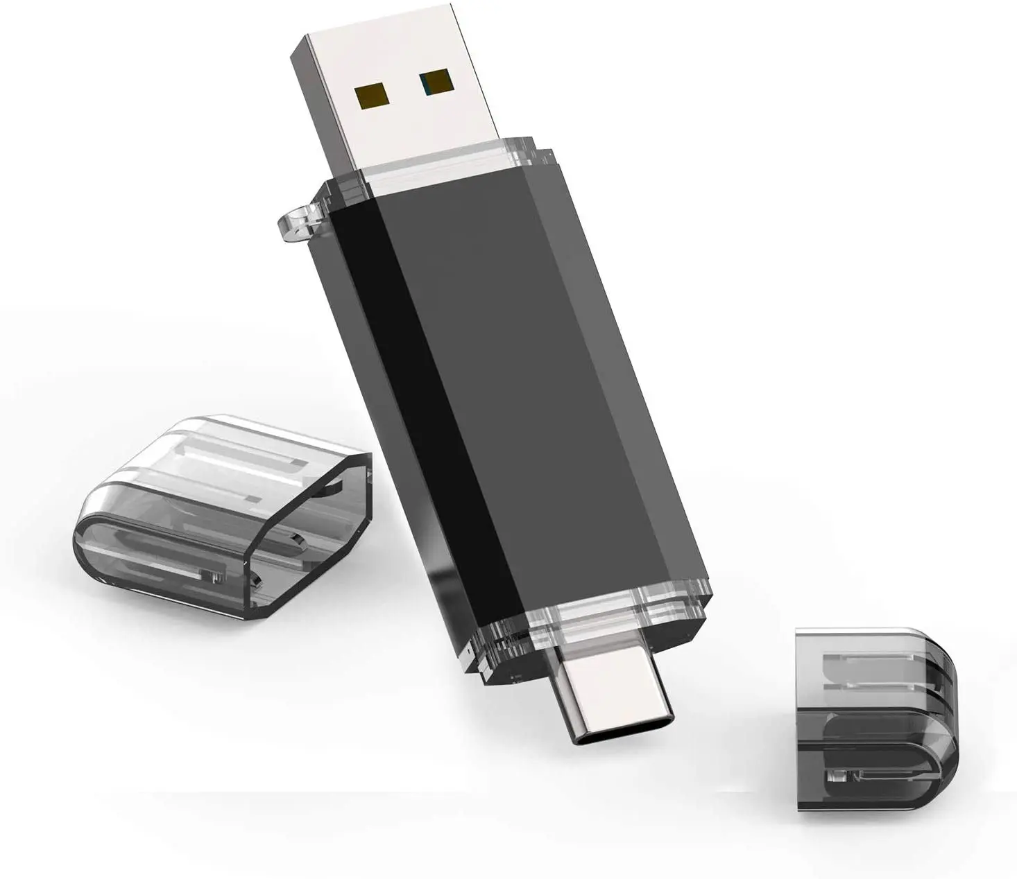 LEIZHAN Clé USB Type C 32 Go,Flash Drive USB 3.0 OTG pour Huawei Samsung Smartphone Android de Type C-Or 