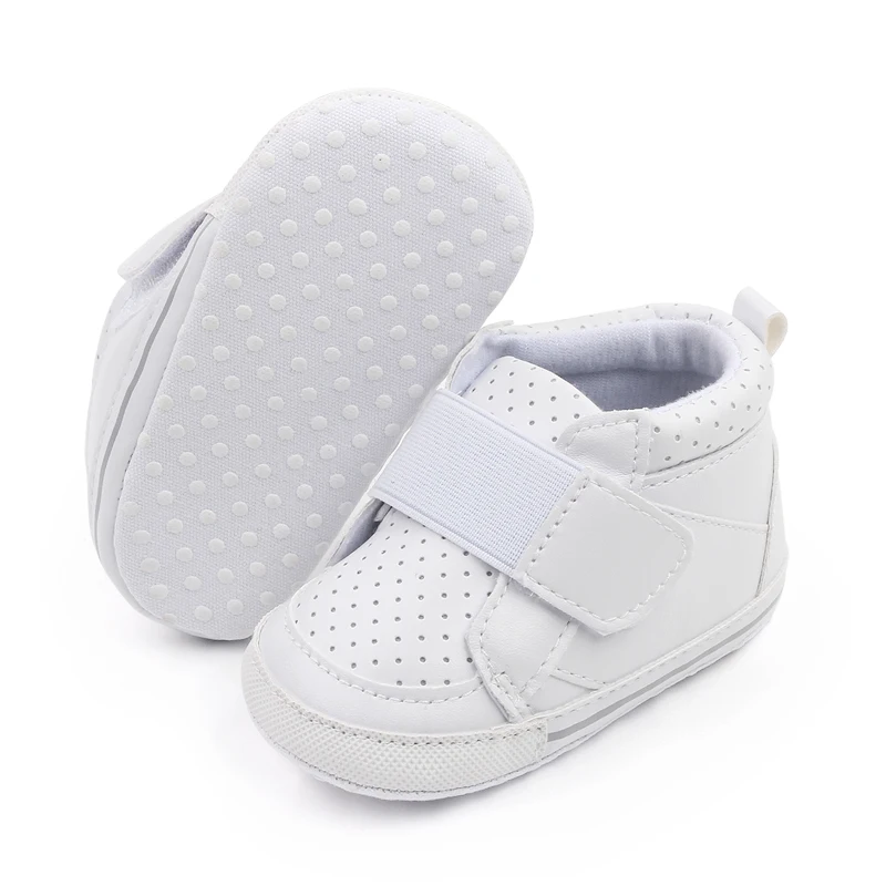 Spring and Autumn 0-1 Year Old Baby Shoes High Top Line with Baby Walking Sports Shoes manufacture