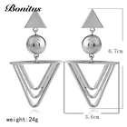Hoop Chain High Selling Simple Hoop Triangle Hoop Earrings Long Chain Earrings For Women