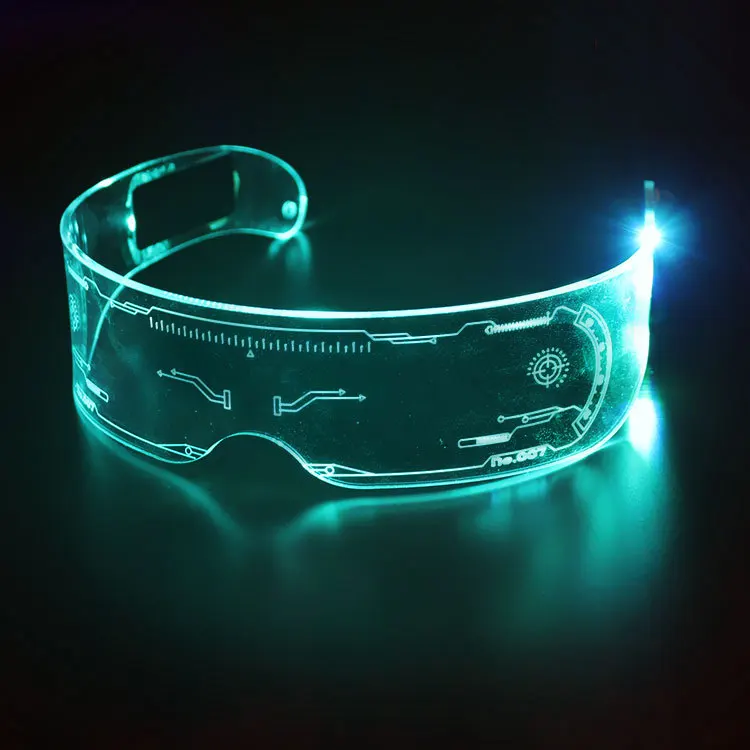 cyberpunk glasses led