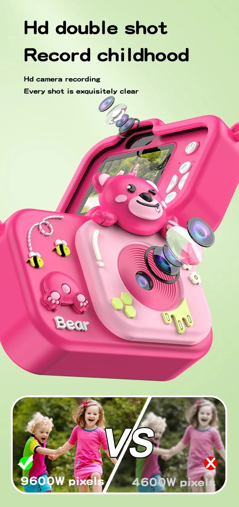 1080P儿童摄像机高清儿童数码摄像机