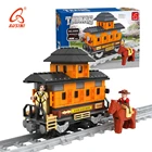 Educational Toys Building Blocks Toy For Kids AUSINI Plastic Bricks Train Educational Baby Building Blocks Toys For Kids