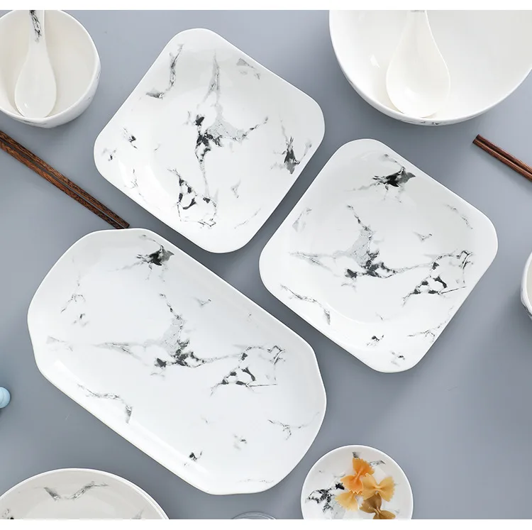 China Manufactory Guangzhou Tableware Ceramic Dinner Setmorden Designs Stoneware Plates Dinnerware Set With Bestar Price