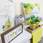 Decor Customizable Lemon Modern Standing Hanging Wood Metal Home Decor