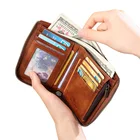 Stylish Purse Stylish PU Leather Wallet Simple Casual Short Wallet Small Clutch Purse