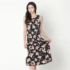 Dress Summer Floral Print Mid-length Dress Sexy Casual Sundress Ladies Evening Elegant Dress Ladies Clothing