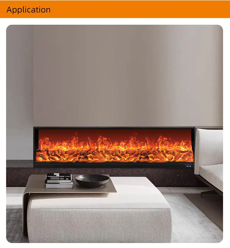 Electric Fireplace, Wall, 750 - detail 32