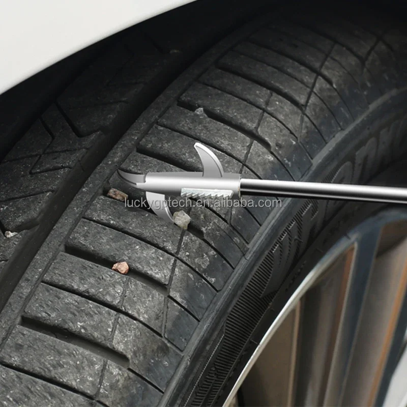 Car Tire Stone Cleaner Stone Cleaning Tool Tire Cleaning Hook Tire Cleaning Tool Stone Hook Repair Accessories