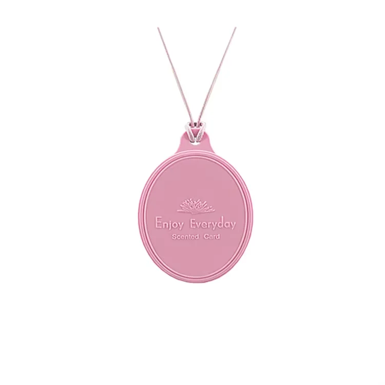 rubber material scented card customizable with long lasting premium essential oil fragrance hanging suitable for home closet car office wardrobe hotel room factory direct-0