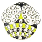 Ball Markers Metal Custom Metal Magnetic Ball Marker Custom Fashion Rhinestone Golf Ball Marker