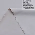 Gray Sportswear Gray Color Ultra-fine Meter-high Cloth 90 Nylon 10 Spandex Sportswear Active Wear Fabric For Sport Bra