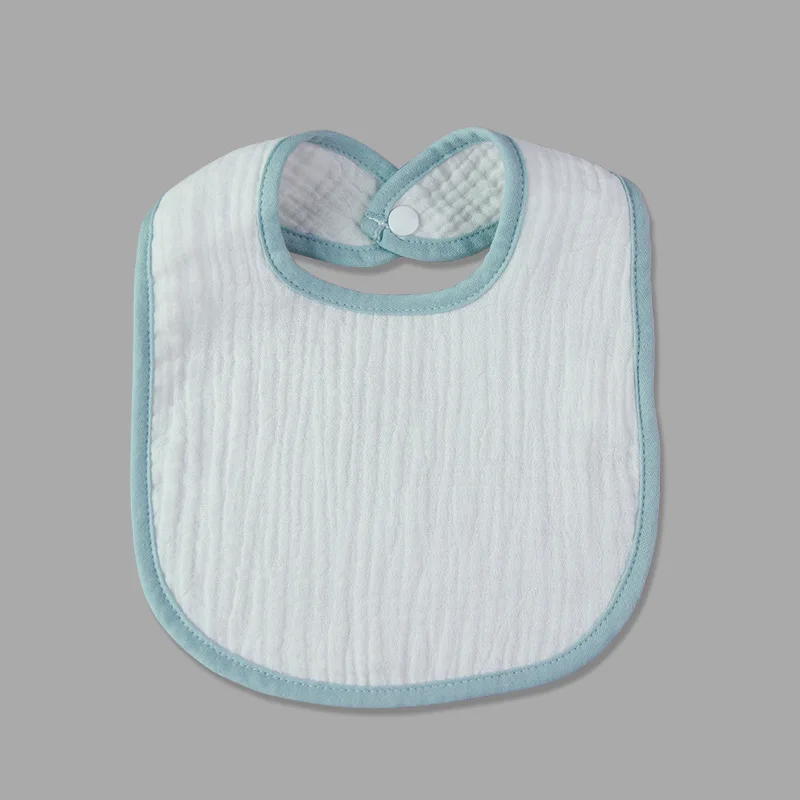 manufacturer baby bib custom 2022 New Baby Bibs 100% Cotton Plain Baby Burp Clothes Cotton Saliva Towel