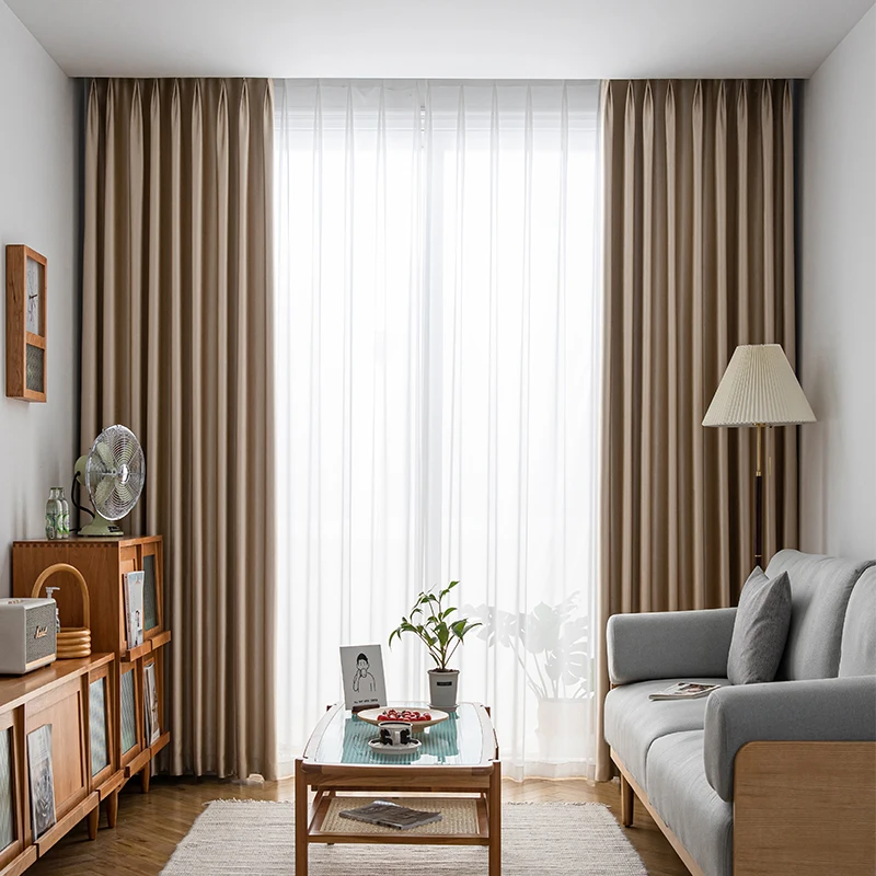 Room Darkening Grey Curtain, Polyester, Grommet - detail 24