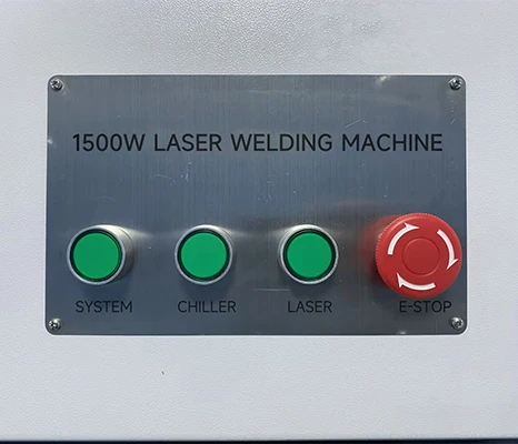 laser welding machine operation