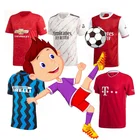 Soccer Team 2021 Wholesale Thai Soccer Jersey Uniform Football Shirts Customize Sublimation Full Set Soccer Kits Team