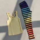 Mother Daughter Parent-child Yoga Clothes Suit Mother And Daughter Mother Baby Vest Trousers Sports Outdoor Fitness Wear