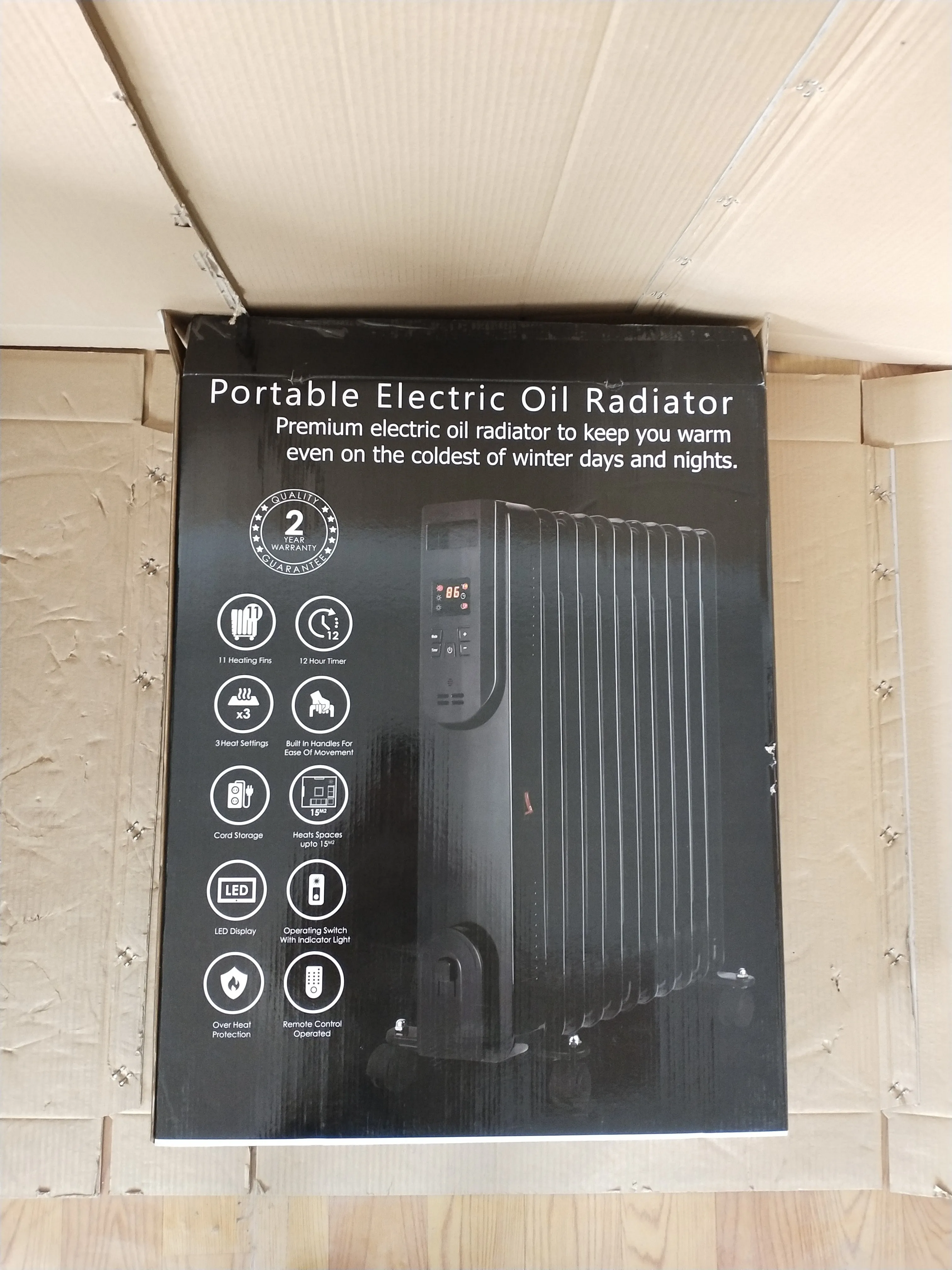 Wifi Oil Heater, LED, 12H, 1000W~2500W - detail 34