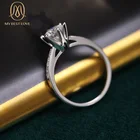 Gold Factory Pure Platinum Ring 18K Gold Wedding 1 Carat 14K White Gold DEF VVS Moissanite Diamond Ring