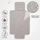 Baby For 100% Organic Cotton Baby Portable Changing Pad Diaper Clutch Perfect For Travel Large For Toddlers