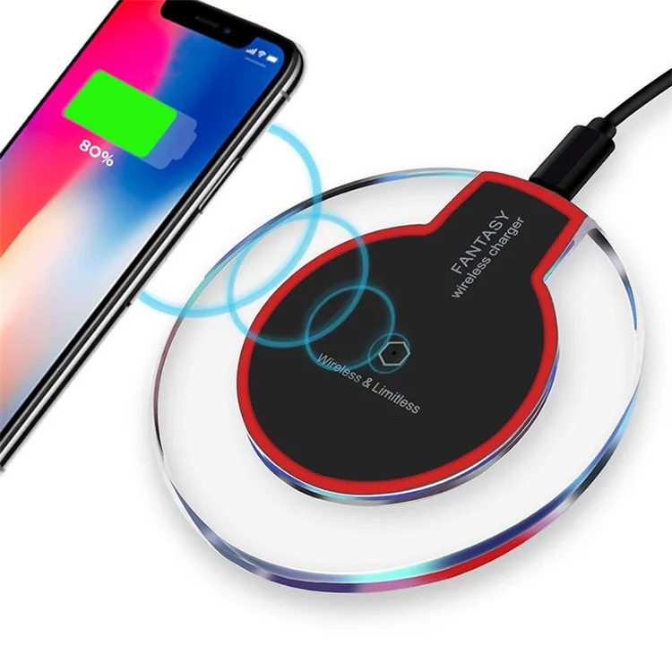 Zonnebrand radium Verzwakken Universal Fantasy Qi Wireless Charger With Led Light For Iphone Samsung  Mobile Phone K9 Crystal Wireless Charger - Buy Wireless Charge,Qi Wireless  Charger,K9 Wireless Charge Product on Alibaba.com
