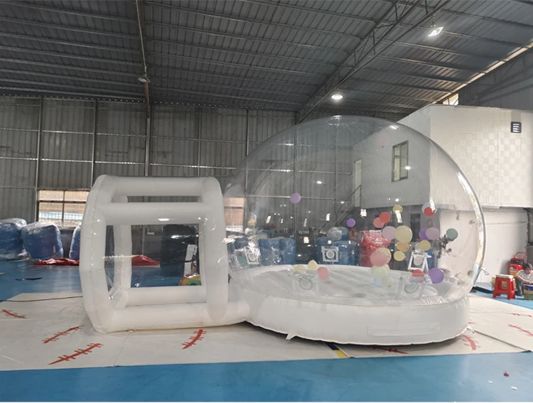 Customizable Transparent PVC Inflatable Bubble Dome with 0.65mm Tarpaulin and 0.6mm PVC for Indoor & Outdoor Weddings