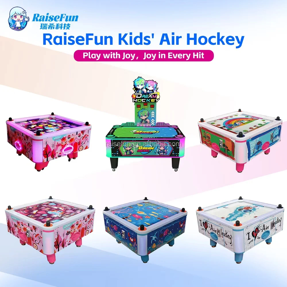 product coin operated air hockey table game machine multiplayer 2 player electronic scorer sport hockey arcade table machine for kids-1