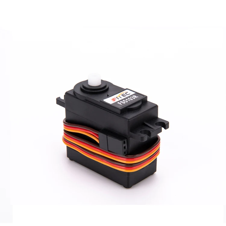 Black Sunnyflowk Professional B11DLS Mini Continuous Rotation 360 Degree Power Standard Plastic Servo Fit for Robot
