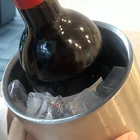 Wine Bottle Chiller Stainless Steel Double Wall Insulated Champagne Ice Bucket Wine Bottle Chiller Bucket