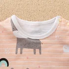 Baby Newborn Animal Picture Baby Jumpsuits Rompers Autumn Organic Cotton Baby Rompers Newborn Baby Bodysuits Set