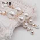 Pearl Earring Earrings Fashionable Personality Luxury Jewelry Set Long Pearl Pendant Tassel Earring