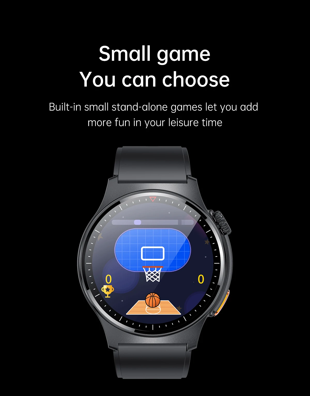 QW49 Smart Watch 1.39 Inch IPS Round Touch Screen APP Control BT Calling Health Monitoring Fitness Tracker Smartwatch With NFC