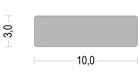 Strip Aluminum Led Strip Aluminum Profile 10mm Wide 3mm Thickness LED Strip Small Aluminum Heatsink Bar Profile
