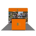 Trade Fast Install Reusable Aluminum 10x10 Trade Show Custom Logo Booth Stand