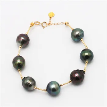 wholesa Hawaiian Bracelets real freshwater baroque stone pearl pearls beaded womens woven Bracelets for pearl jewelry bracelet