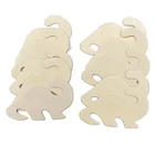 Ornaments Wooden Wholesale Factory Price Custom Unfinished Mini Laser Cutout Wood Shapes Wood Ornaments