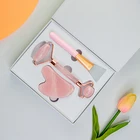Face Massager Beauty Rose quartz Jade Roller Facial Massager