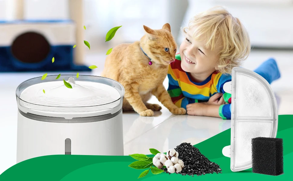 Keep Water Clean, Fresh, Tasty for Your Pets' Water