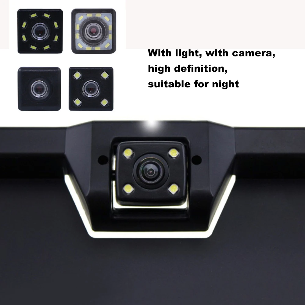 Car Number Plate Frame HD Waterproof EU Number Plate Car Rear View Reverse/reversing Parking Backup Camera Universal IP 68 5V 6M details