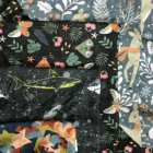 No MOQ Custom Bullet Fabric Digital Printed Knit Stretch Fabric For Bow