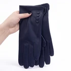 Winter Leather Gloves 2021 Factory Wholesale Women's Winter Outdoor Warm Full Finger Leather Gloves