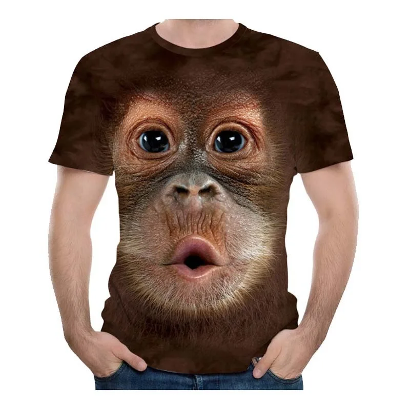 Men's T-shirts Pour Hommes Oversize-t Shirt Big Tall Animal Monkey Face  Custom Digital Print O-neck Graphic T-shirt - Buy T-shirts Pour  Hommes,Men's T-shirts,Streetwear 3d T Shirt For Women 2020 Product on  