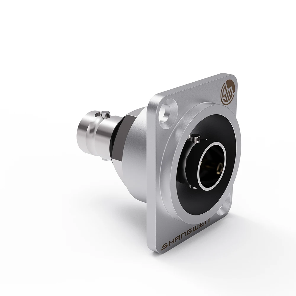 Lightweight Industrial BNC Video Connector Female BNC Panel Mount Chassis Socket Adapter Welding Free Industrial BNC Connector