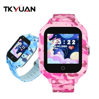 TKYUAN Baby Boy Girl Child Smart Watch For Kids With Camera Sim Card Android Children WIFI GPS Calling 4G Kids Smart Watch