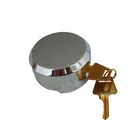 Lock 73mm Hidden Shackle Padlock For Trailer Van Truck Door Hockey Puck Lock For Solid Steel Security Door