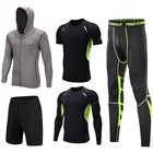 Mens Custom Compression Gym Fitness Wear Men Sport Clothing Quick Dry Workout Set