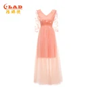 Dress Evening Gowns Luxury Ladies Mermaid Long Sleeve Feather Prom Dress Women Evening Formal Dress Wear Gowns